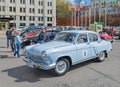 Retro rally. GAZ 21. Royalty Free Stock Photo