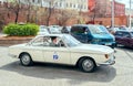 Retro rally in Moscow. BMW 2000 CS car.