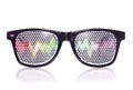 Retro raving party glasses