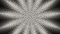 Retro rays. Abstract unique kaleidoscope background. Beautiful kaleidoscope seamless pattern.