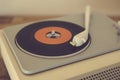 Retro record player Royalty Free Stock Photo