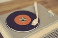 Retro record player Royalty Free Stock Photo