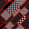 Retro rectangles in polka dot