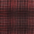 Retro red black buffalo plaid check seamless pattern. Traditional american country lumberjack style. Rustic square