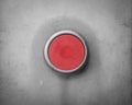 Retro Red Blank Industrial Button Royalty Free Stock Photo