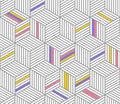 Retro repetitive wallpaper - Vintage vector pattern Royalty Free Stock Photo