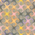 Retro repetitive wallpaper - Vintage pattern - Spherical