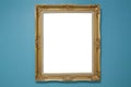 Retro Revival Old Gold Frame Royalty Free Stock Photo