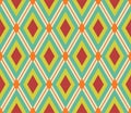 Retro rhombic background