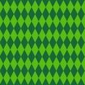 Retro Rhombus Background Green Geometrical Ornament Seamless Pattern For Patrick Day Royalty Free Stock Photo