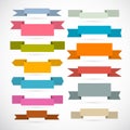 Retro Ribbons, Labels, Tags Set Royalty Free Stock Photo