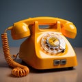 Retro rotary telephone. Royalty Free Stock Photo