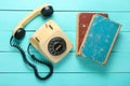 Retro rotary telephone Royalty Free Stock Photo