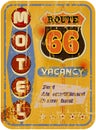 Retro route 66 Motel