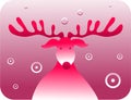 Retro rudolf Royalty Free Stock Photo