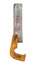 Retro rusty crosscut hand saw handsaw tool Royalty Free Stock Photo