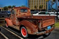 Retro Rusty Patina Antique Chevy Chevrolet pick up truck from 1946 on display in Ft Lauderdale1946 Royalty Free Stock Photo