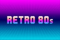 Retro 80s sign