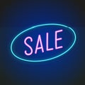 Retro sale neon sign