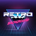 Retro sci fi background2 Royalty Free Stock Photo