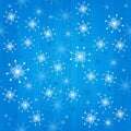 Retro Seamless Atomic Snowflakes Background Royalty Free Stock Photo