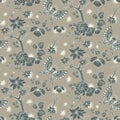 Retro seamless floral pattern