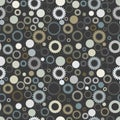 Retro seamless gear background Royalty Free Stock Photo