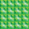 Retro seamless green pattern