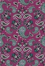 Retro seamless paisley turkish pattern