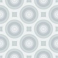 Retro seamless pattern with circles. Royalty Free Stock Photo