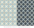 Retro Seamless Pattern 2 Color Set_373 Vintage Cross Water Drop Geometry Royalty Free Stock Photo