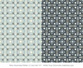 Retro Seamless Pattern 2 Color Set_147 Water Drop Geometry Kaleidoscope Royalty Free Stock Photo