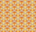 retro seamless wallpaper background vintage orange yellow gradient scale curve round