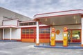 Retro Shell Gas Station in Aberdeen Washington