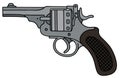 Retro short revolver Royalty Free Stock Photo