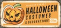 Retro sign design for Halloween store