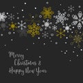 Retro simple Christmas card Royalty Free Stock Photo