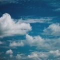 Retro sky and clouds background Royalty Free Stock Photo