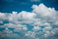 Retro sky and clouds background Royalty Free Stock Photo