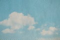 Retro sky pattern, old paper texture Royalty Free Stock Photo
