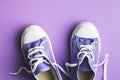 Retro sneakers. Tennis shoes Royalty Free Stock Photo