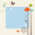 Retro Spring Design Royalty Free Stock Photo