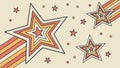 Retro Star Burst Background Vector, Dynamic Celebration Design, vector design Generative AI Royalty Free Stock Photo