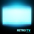 Retro Static TV Screen Royalty Free Stock Photo