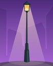 Retro Street Lamp Royalty Free Stock Photo