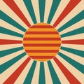 Retro Striped Vintage Background Vector Illustration Royalty Free Stock Photo
