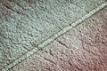 Retro style background of textured plaster with diagonal stripe