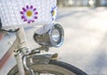 Retro style bicycle head light