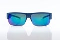 Retro style blue sunglasses Royalty Free Stock Photo