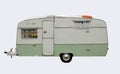 Retro style caravan Royalty Free Stock Photo